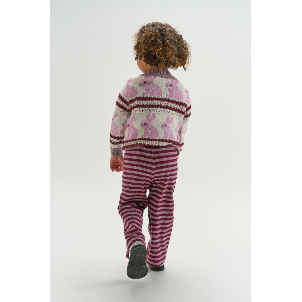 THE NEW SIBLINGS TNSTFro Wide Rib bukser Bukser Elderberry Striped TN