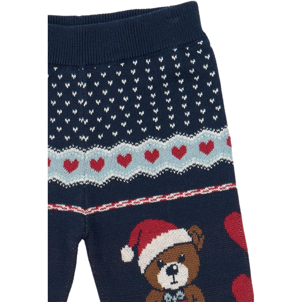 THE NEW SIBLINGS TNSTHoliday Jacquard Bukser Strik Multi Colour