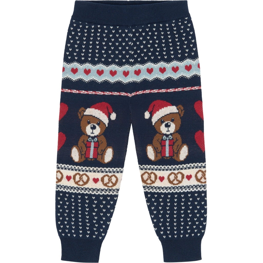 THE NEW SIBLINGS TNSTHoliday Jacquard Bukser Strik Multi Colour