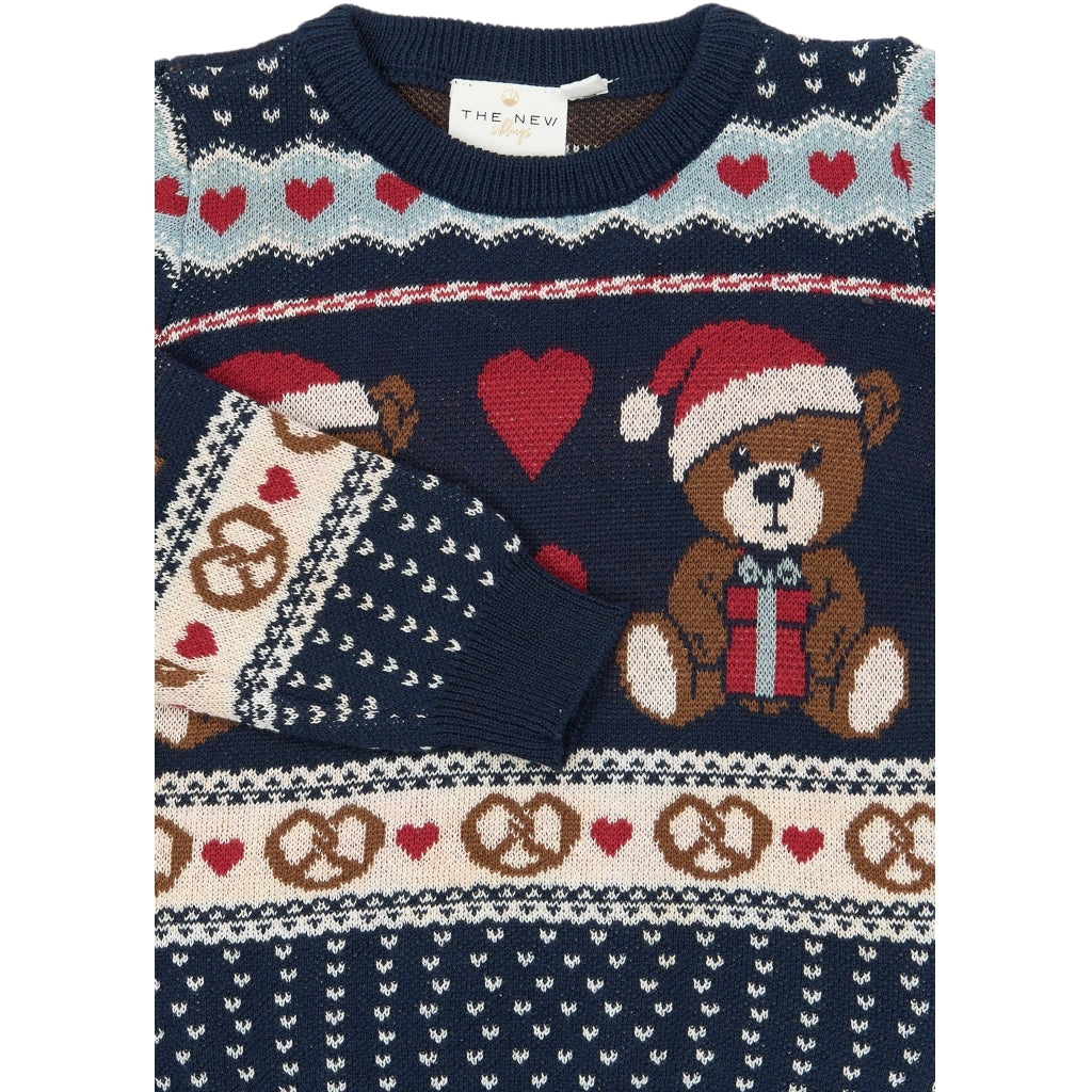 THE NEW SIBLINGS TNSTHoliday Jacquard Striktrøje Strik Multi Colour