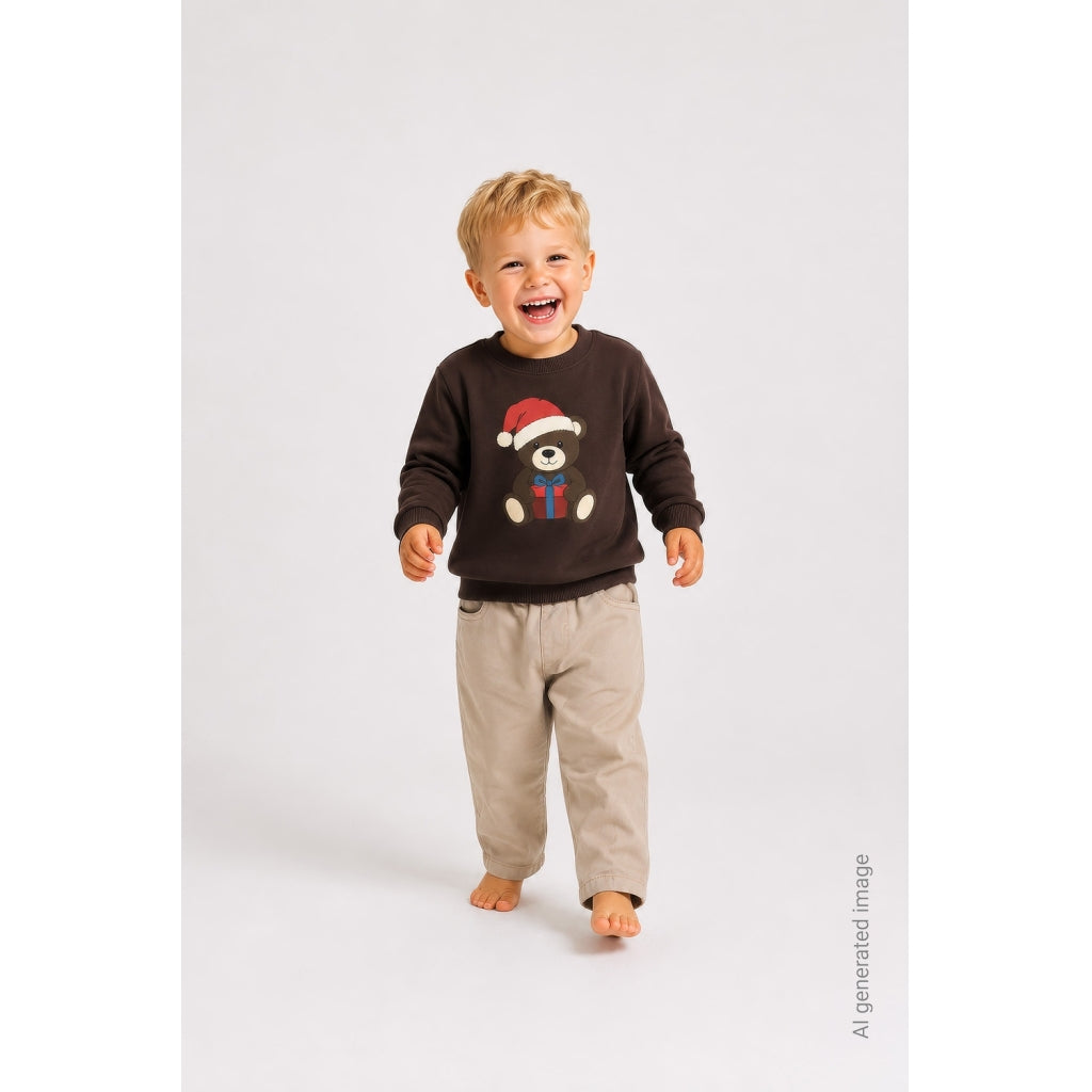 THE NEW SIBLINGS TNSTHoliday Sweatshirt Sweatshirt Chestnut