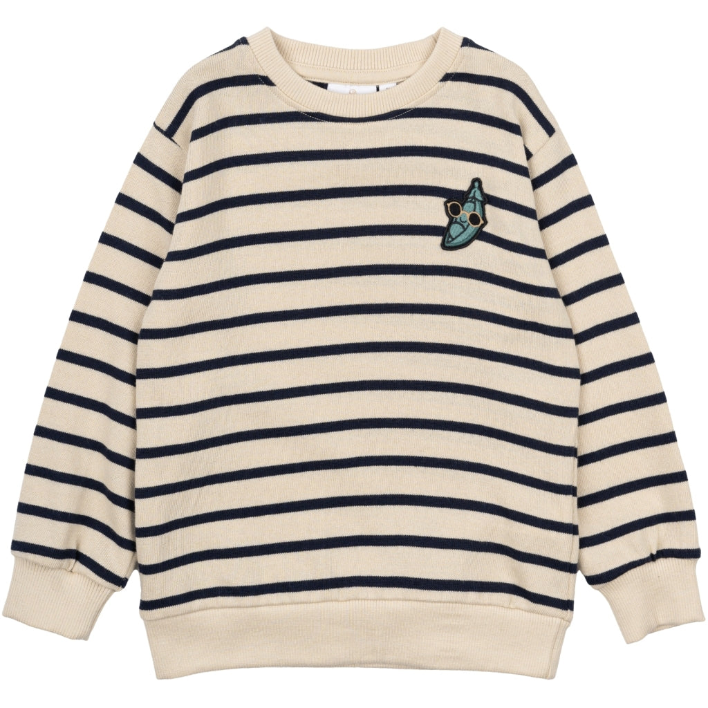 THE NEW SIBLINGS TNSTNat Sweatshirt Sweatshirt Mood Indigo Striped