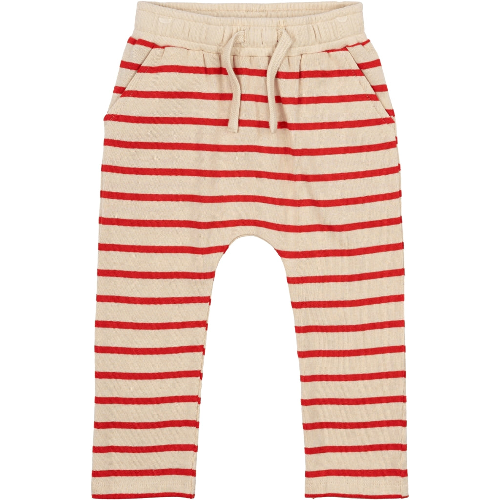 THE NEW SIBLINGS TNSTNat Unisex Bukser Bukser Poppy Red Striped