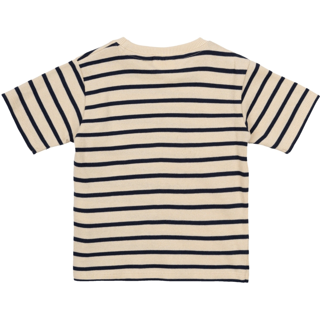 THE NEW SIBLINGS TNSTNat Unisex Oversize T-shirt T-shirt Mood Indigo Striped