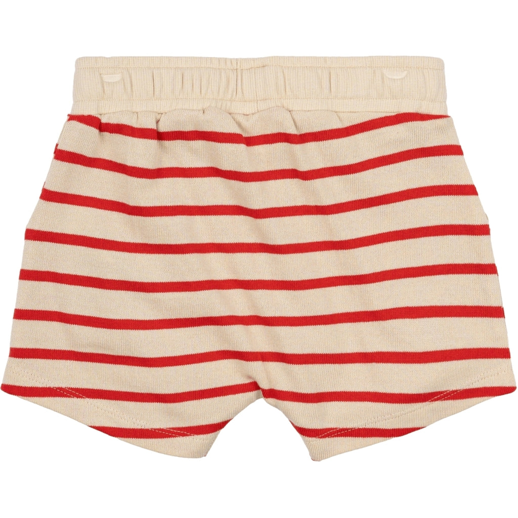 THE NEW SIBLINGS TNSTNat Unisex Shorts Shorts Poppy Red Striped