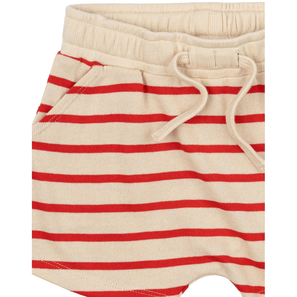 THE NEW SIBLINGS TNSTNat Unisex Shorts Shorts Poppy Red Striped