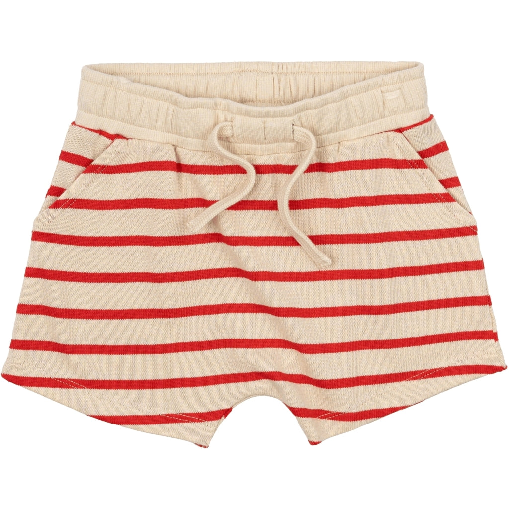 THE NEW SIBLINGS TNSTNat Unisex Shorts Shorts Poppy Red Striped