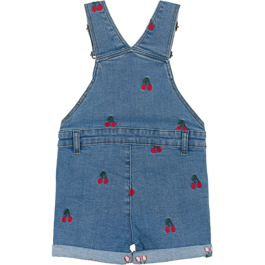 THE NEW SIBLINGS TNSTNayla Short Denim Smækbukser Overalls Light Blue Denim EMB