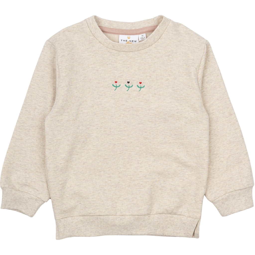 THE NEW SIBLINGS TNSTNila Sweatshirt Sweatshirt Oatmeal Melange