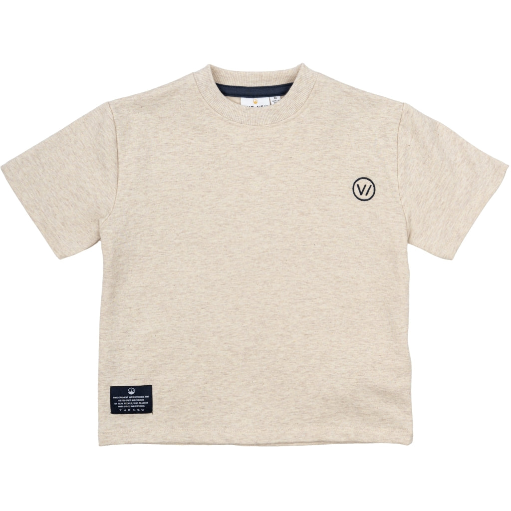 THE NEW SIBLINGS TNSTNorval Oversize Sweat T-shirt T-shirt Oatmeal Melange