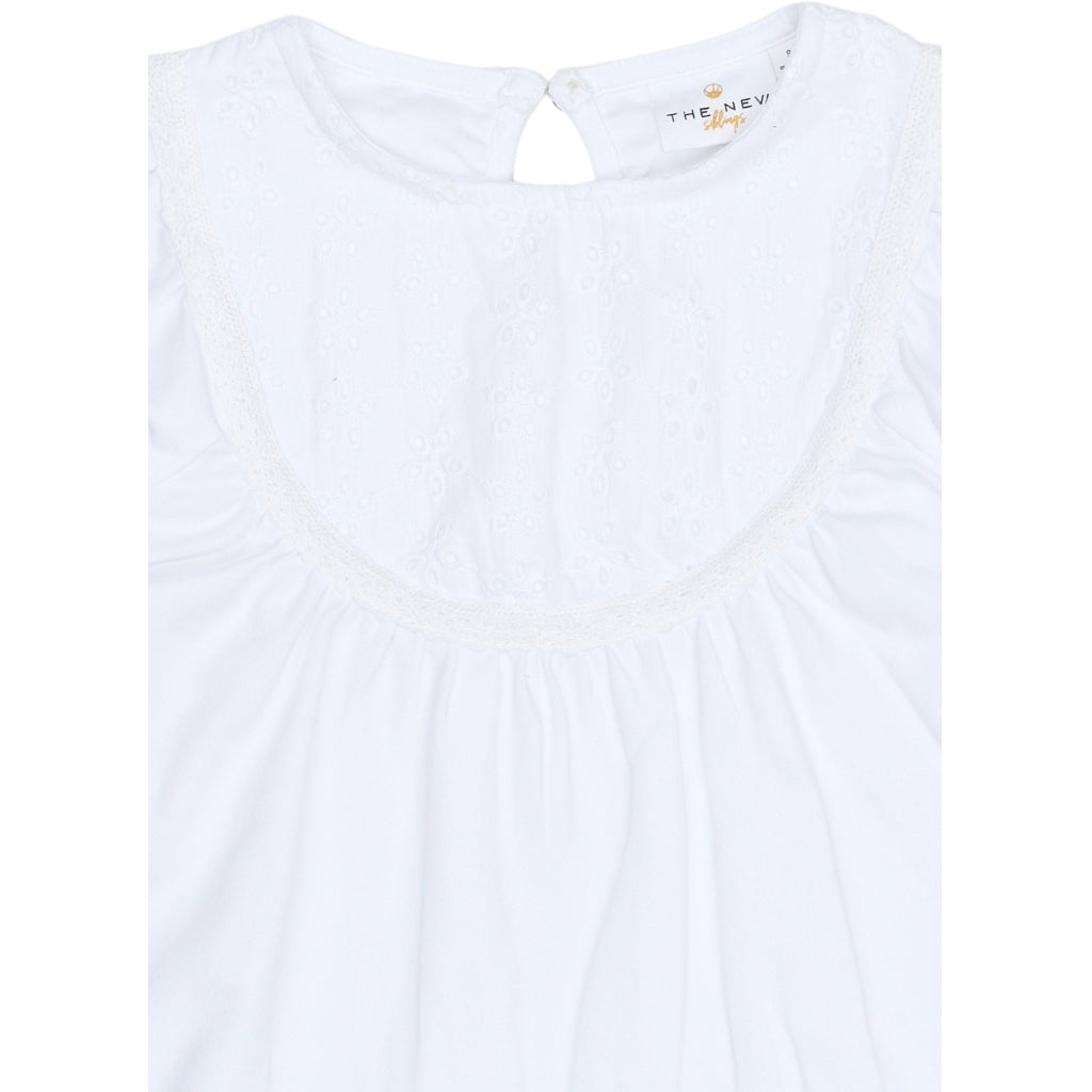 THE NEW SIBLINGS TNSTNovalie Kortærmet Top T-shirt White Swan