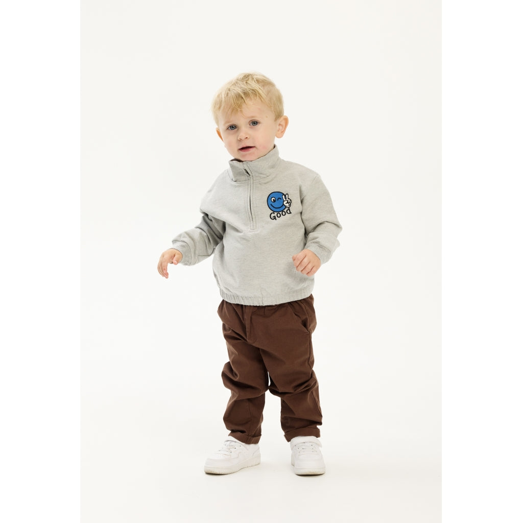 THE NEW SIBLINGS TNSTPal Oversize Sweatshirt Sweatshirt Light Grey Melange