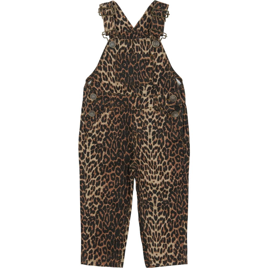 THE NEW SIBLINGS TNSTPaloma Denim Smækbukser Overalls Feather Gray AOP