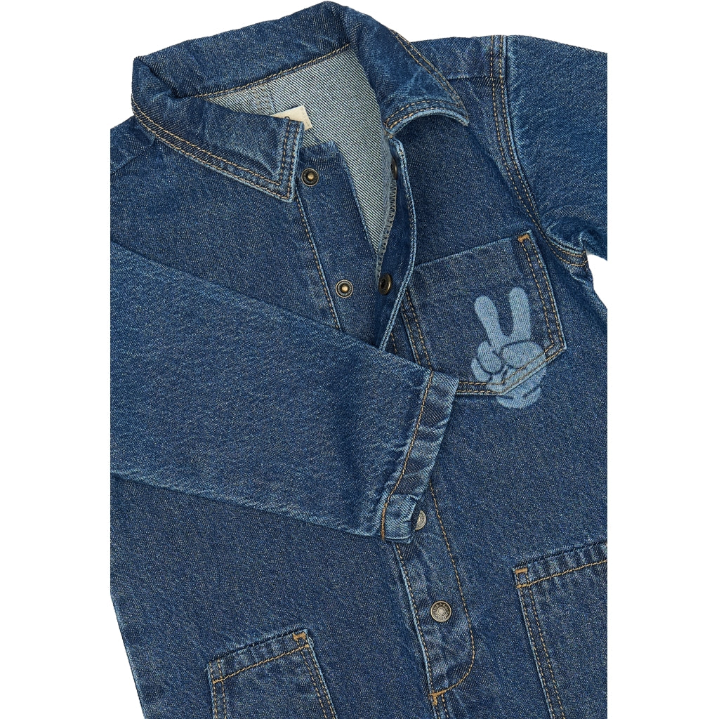 THE NEW SIBLINGS TNSTParker Denim Boilersuit Heldragter BLUE DENIM