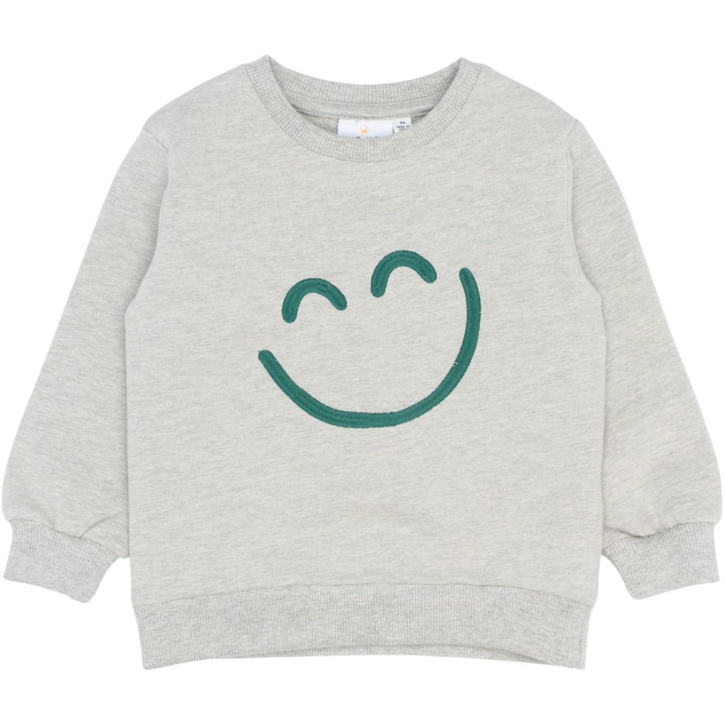 THE NEW SIBLINGS TNSTPawnee Melange Sweatshirt Sweatshirt Grey Melange