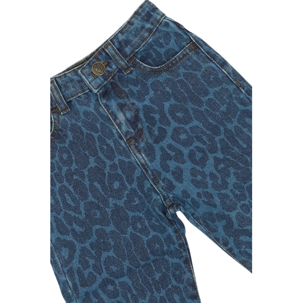 THE NEW SIBLINGS TNSTPearl Carrot Jeans Jeans Medium Blue Denim AOP