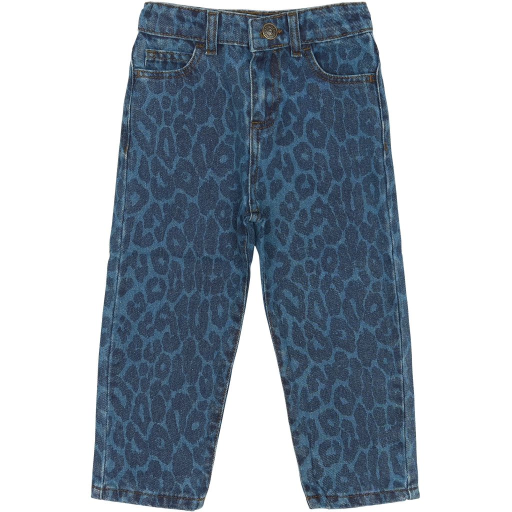 THE NEW SIBLINGS TNSTPearl Carrot Jeans Jeans Medium Blue Denim AOP