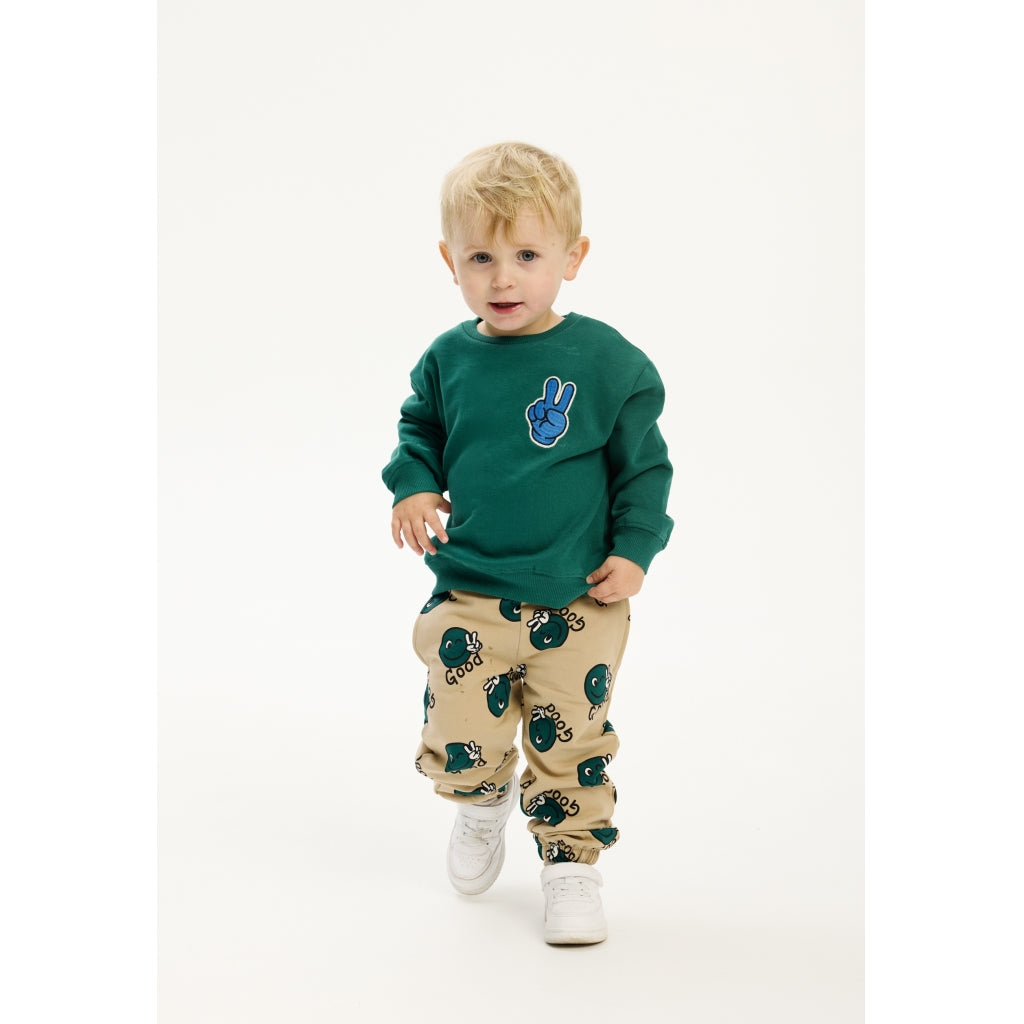 THE NEW SIBLINGS TNSTPhineas Oversize Sweatshirt Sweatshirt Alpine Green