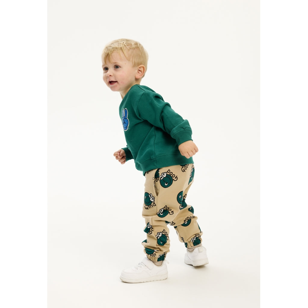 THE NEW SIBLINGS TNSTPhineas Oversize Sweatshirt Sweatshirt Alpine Green