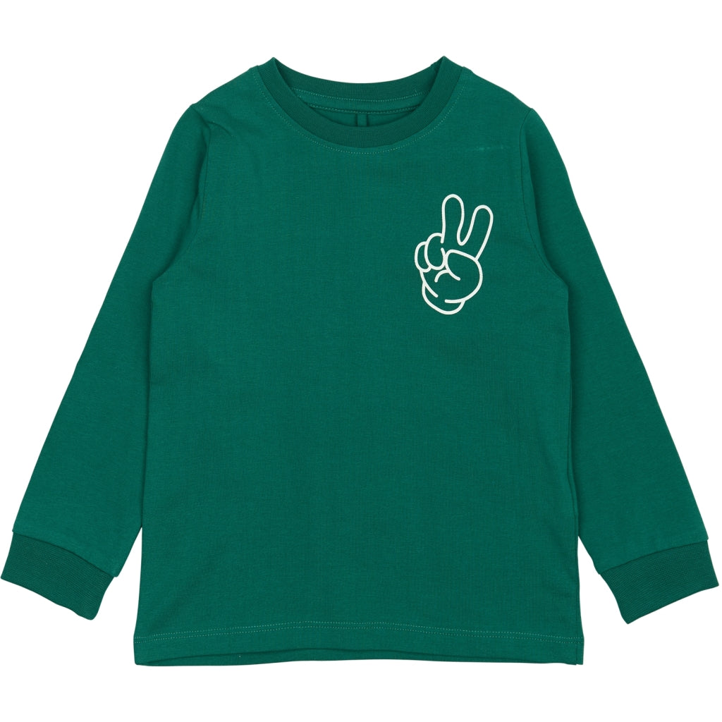 THE NEW SIBLINGS TNSTPierson Langærmet Bluse Langærmet bluse Alpine Green
