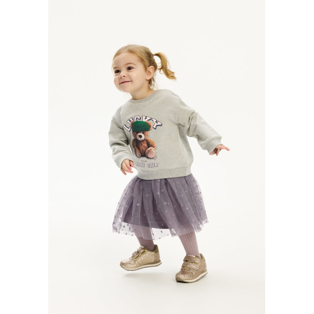 THE NEW SIBLINGS TNSTPippin Oversize Sweatshirt Sweatshirt Light Grey Melange