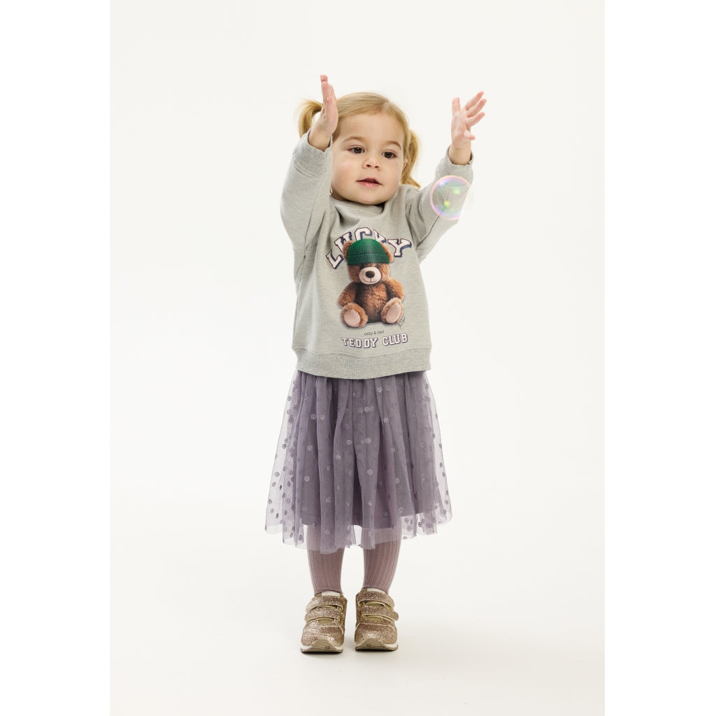 THE NEW SIBLINGS TNSTPippin Oversize Sweatshirt Sweatshirt Light Grey Melange