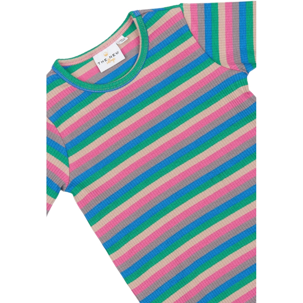 THE NEW SIBLINGS TNSTPolly Langærmet Rib Bluse Langærmet bluse Multi Striped