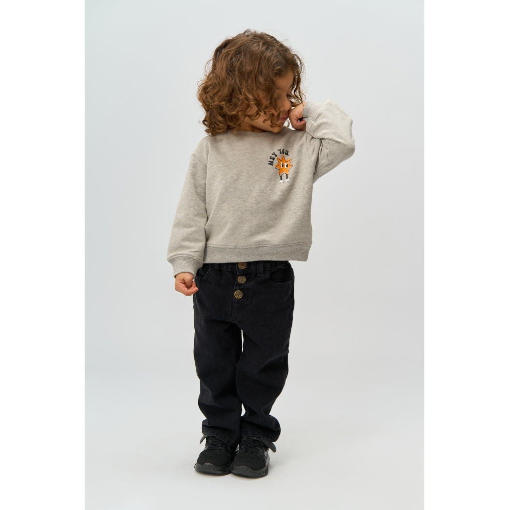 THE NEW SIBLINGS TNSTRandall Oversize Sweatshirt Sweatshirt Light Grey Melange