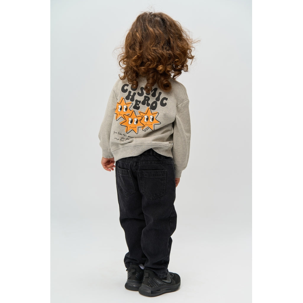 THE NEW SIBLINGS TNSTRandall Oversize Sweatshirt Sweatshirt Light Grey Melange