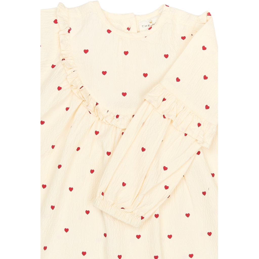 THE NEW SIBLINGS TNSTRaven Langærmet Kjole Kjoler Gardenia AOP