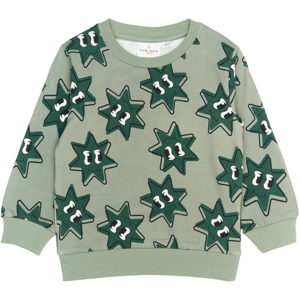 THE NEW SIBLINGS TNSTRavi Sweatshirt Sweatshirt Lily Pad AOP
