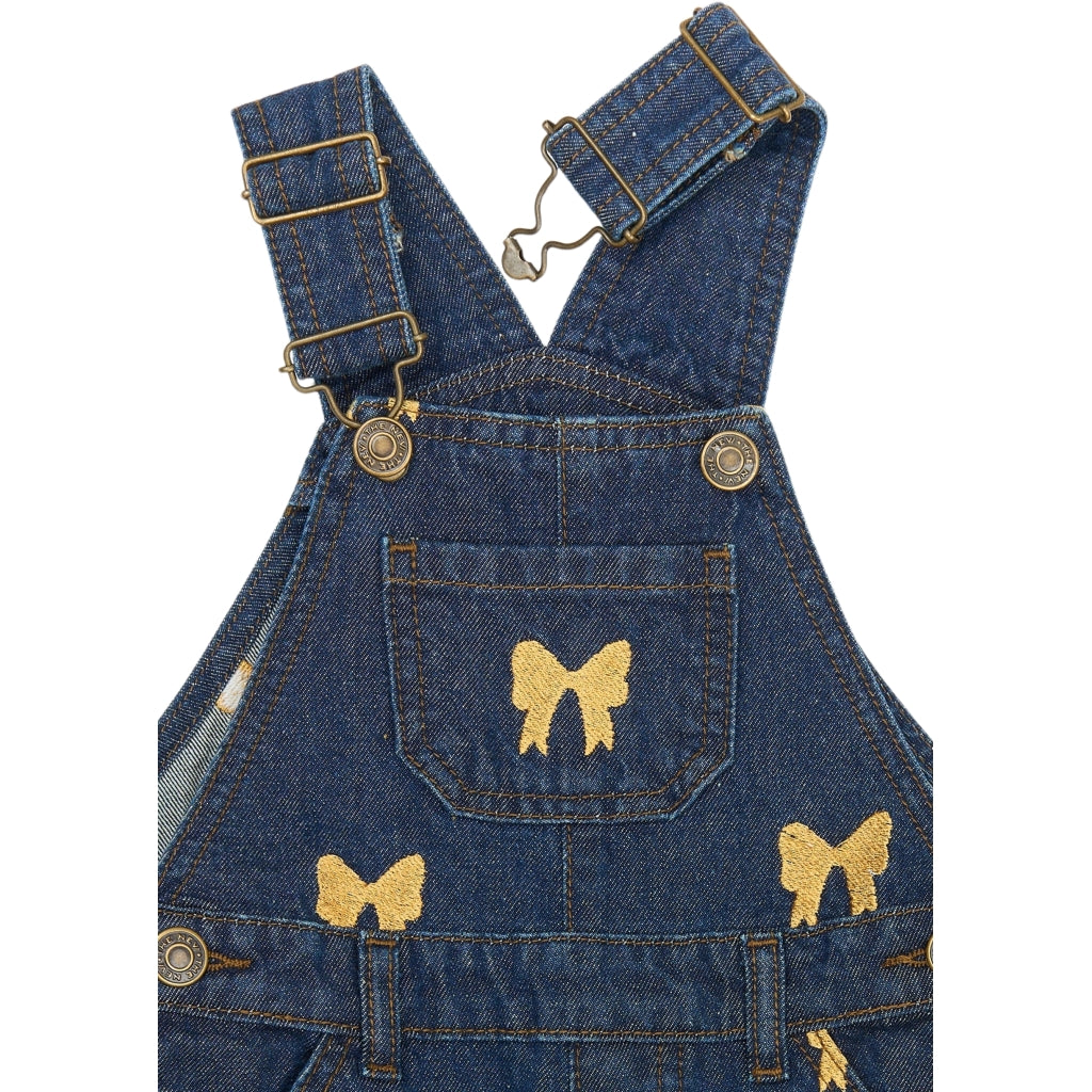 THE NEW SIBLINGS TNSTRaya Denim Smækbukser Overalls Medium Blue Denim AOP