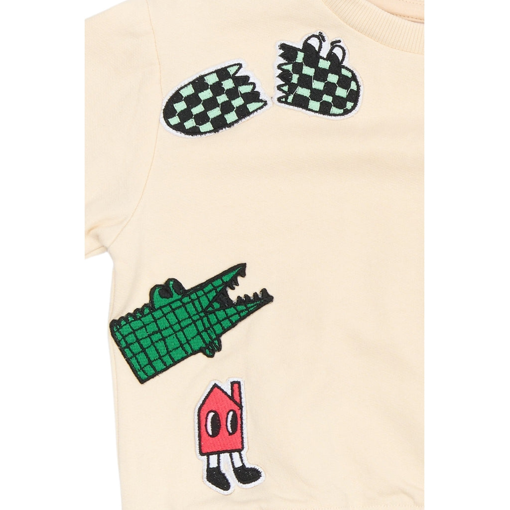 THE NEW SIBLINGS TNSTRaymond Oversize Sweatshirt Sweatshirt Gardenia