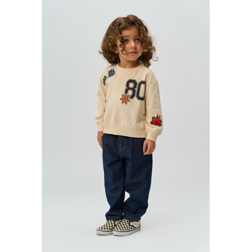 THE NEW SIBLINGS TNSTRaymond Oversize Sweatshirt Sweatshirt Gardenia