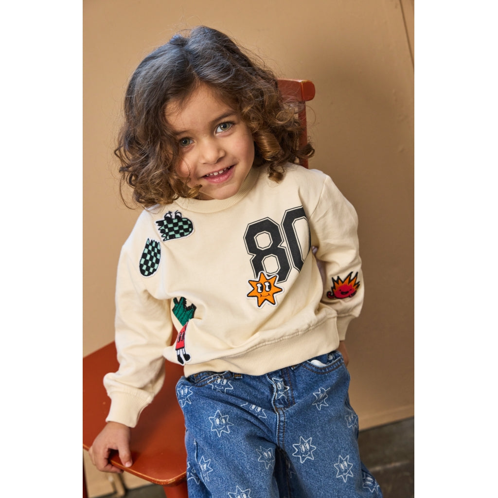 THE NEW SIBLINGS TNSTRaymond Oversize Sweatshirt Sweatshirt Gardenia