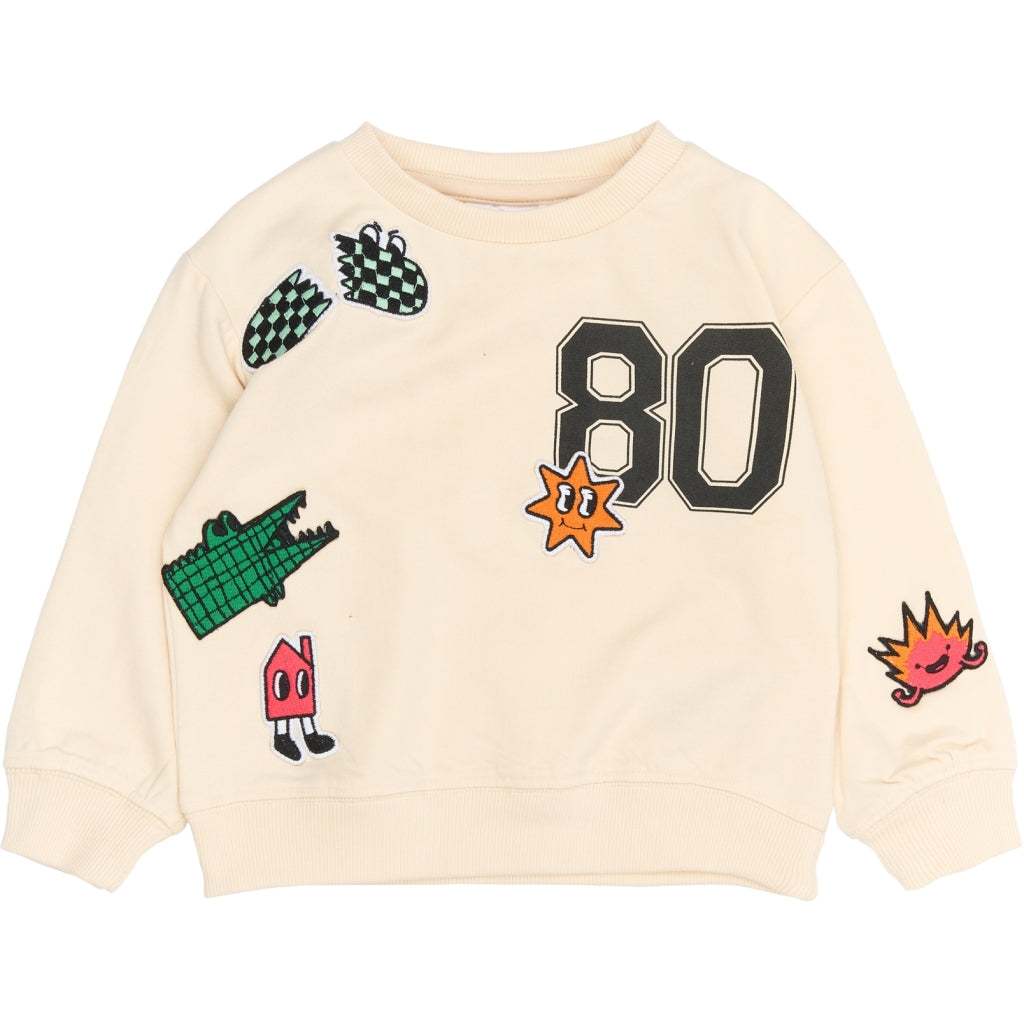 THE NEW SIBLINGS TNSTRaymond Oversize Sweatshirt Sweatshirt Gardenia