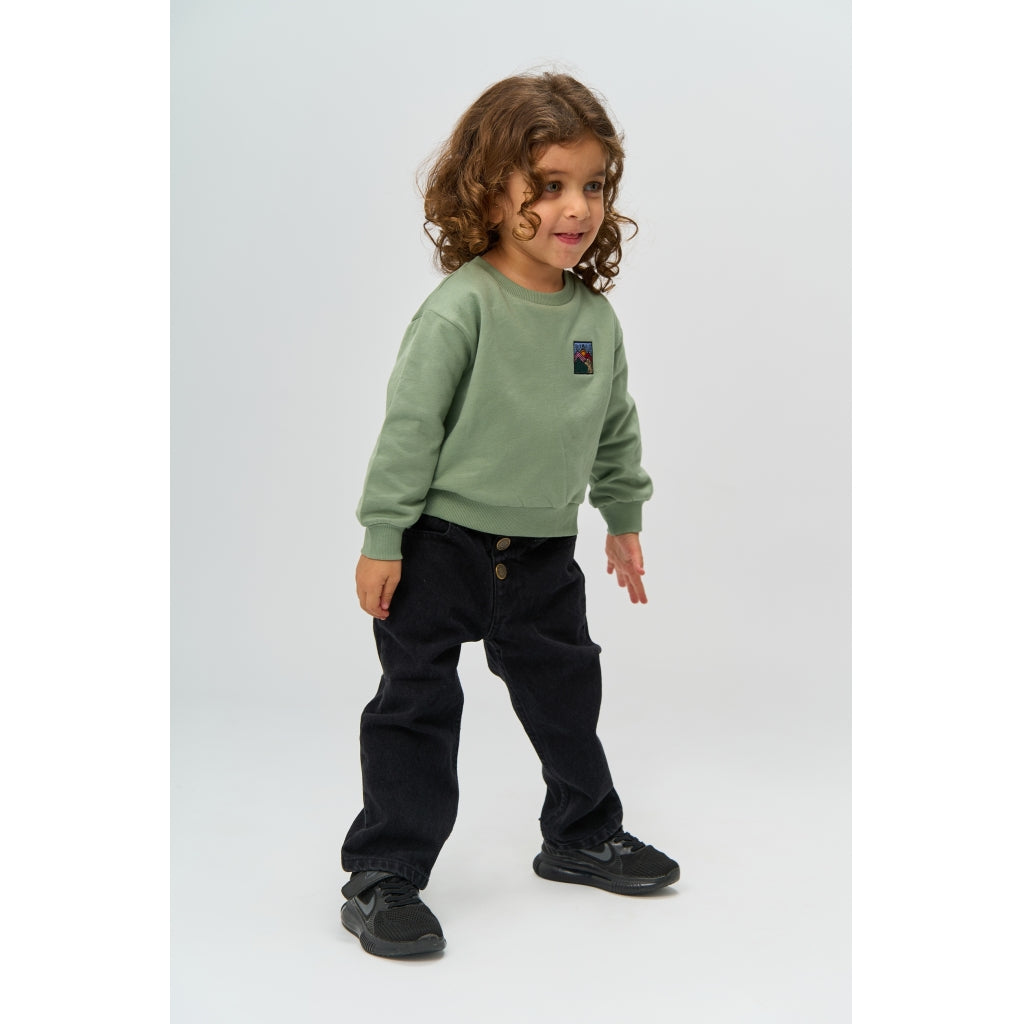 THE NEW SIBLINGS TNSTRolando Oversize Sweatshirt Sweatshirt Lily Pad