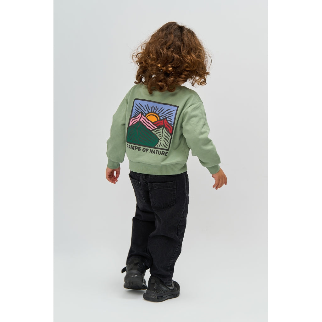 THE NEW SIBLINGS TNSTRolando Oversize Sweatshirt Sweatshirt Lily Pad