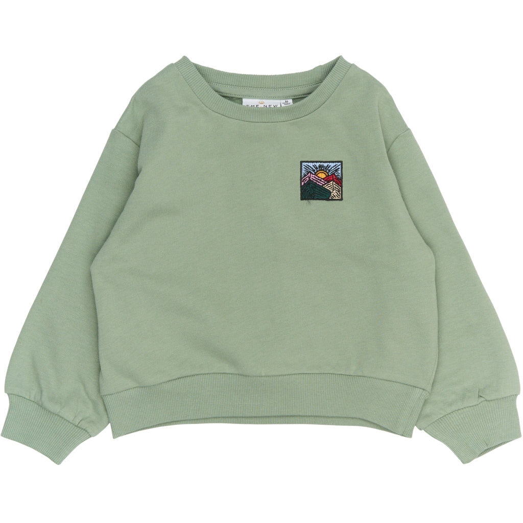 THE NEW SIBLINGS TNSTRolando Oversize Sweatshirt Sweatshirt Lily Pad