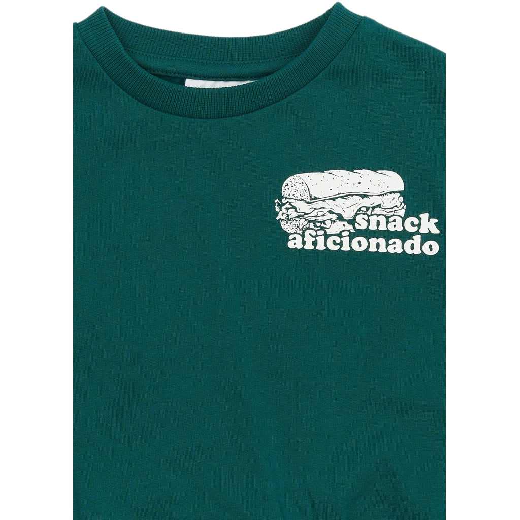 THE NEW SIBLINGS TNSTRory Oversize Sweatshirt Sweatshirt Deep Teal