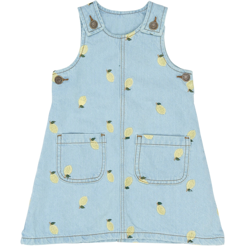 THE NEW SIBLINGS TNSTSaja Ærmeløs Denim Kjole Kjoler Light Blue Denim EMB