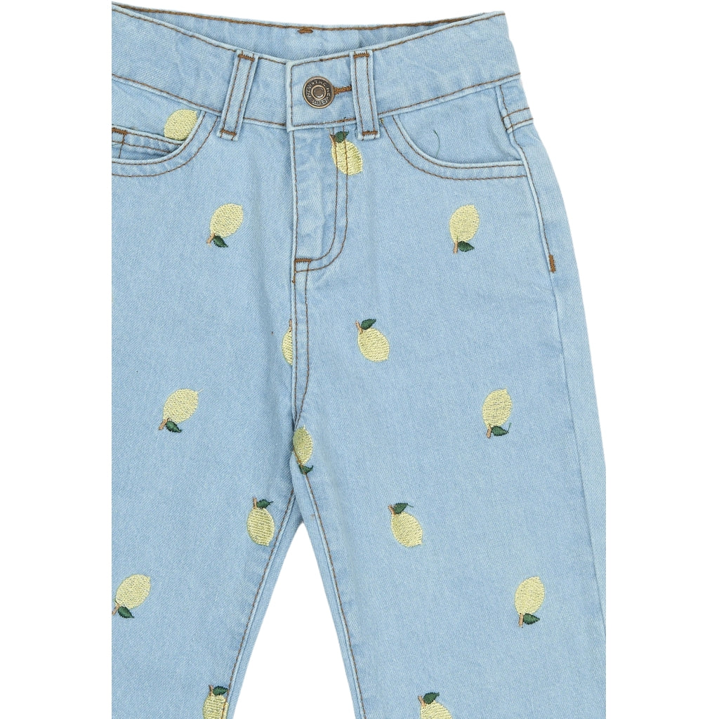 THE NEW SIBLINGS TNSTSaja Regular Fit Jeans Jeans Light Blue Denim EMB