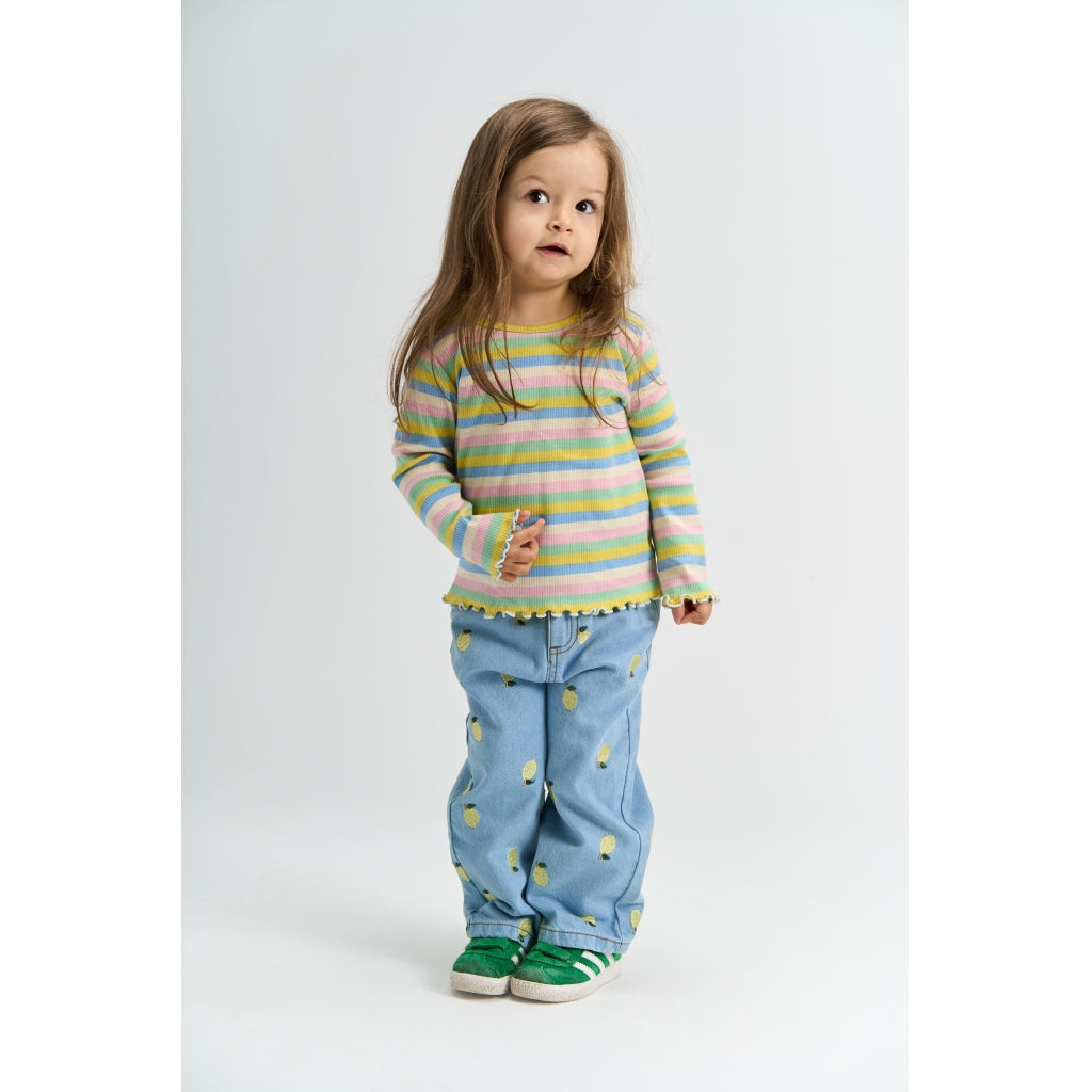 THE NEW SIBLINGS TNSTSaja Regular Fit Jeans Jeans Light Blue Denim EMB