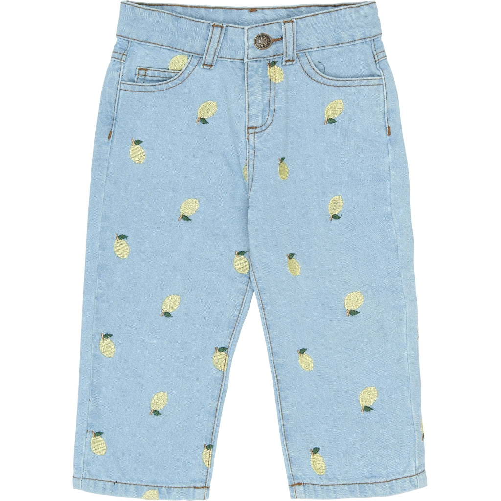 THE NEW SIBLINGS TNSTSaja Regular Fit Jeans Jeans Light Blue Denim EMB