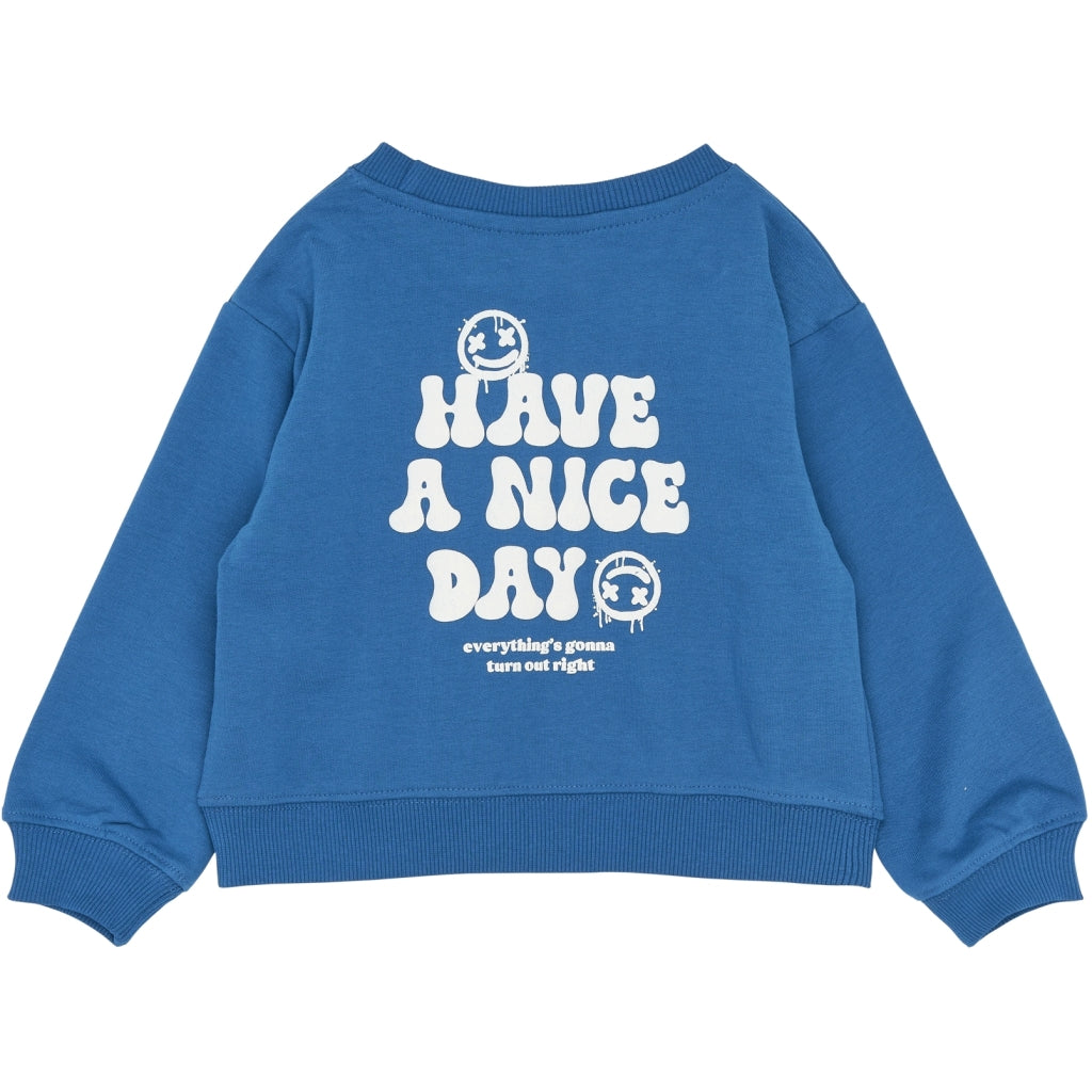 THE NEW SIBLINGS TNSTSamson Oversize Sweatshirt Sweatshirt True Blue