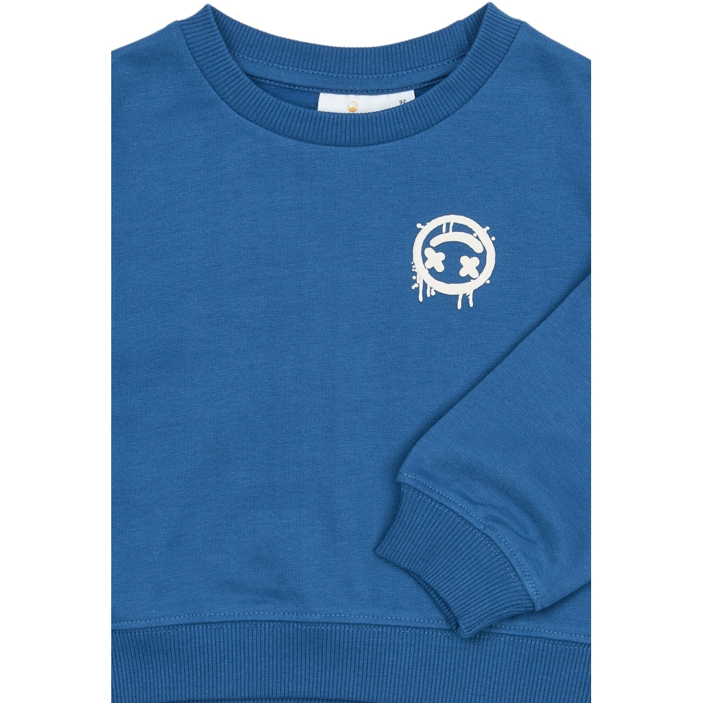 THE NEW SIBLINGS TNSTSamson Oversize Sweatshirt Sweatshirt True Blue