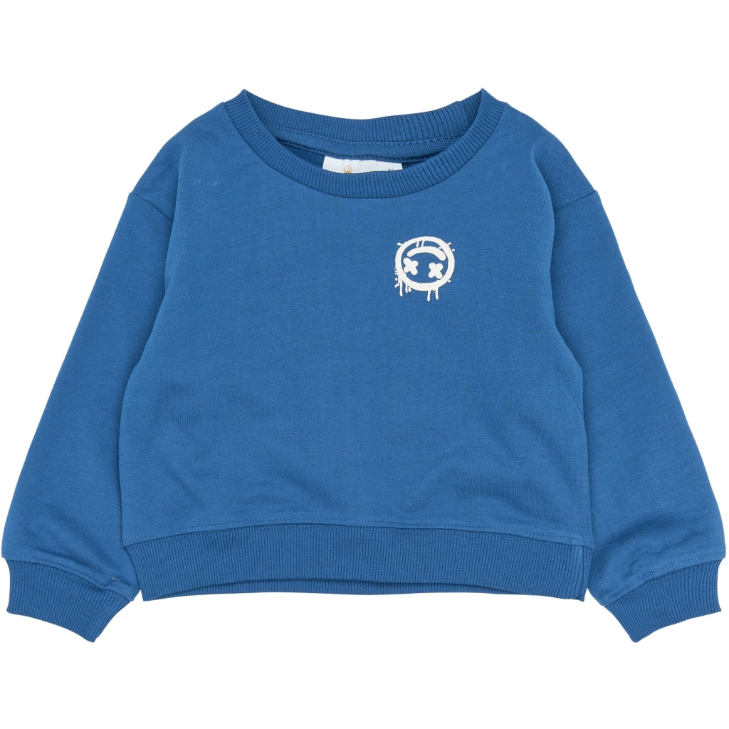 THE NEW SIBLINGS TNSTSamson Oversize Sweatshirt Sweatshirt True Blue