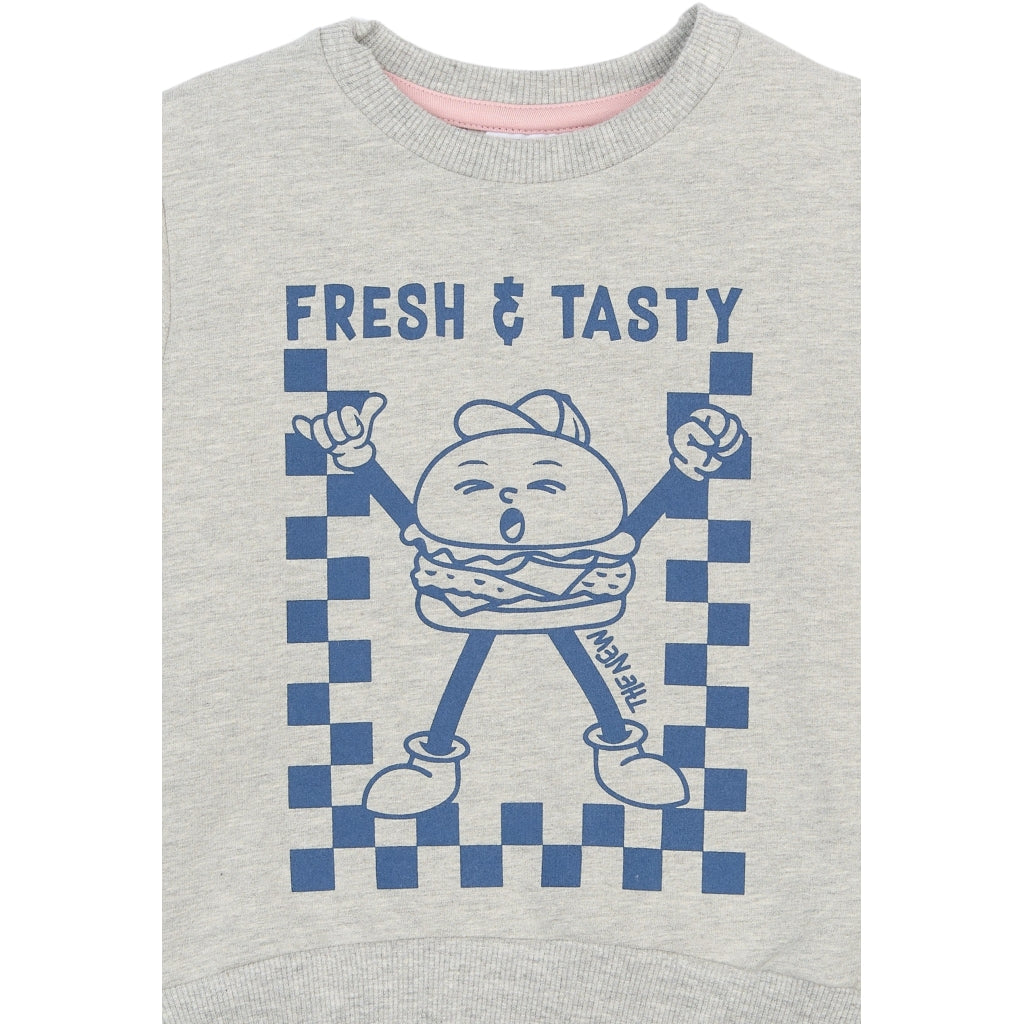 THE NEW SIBLINGS TNSTSamy Sweatshirt Sweatshirt Light Grey Melange