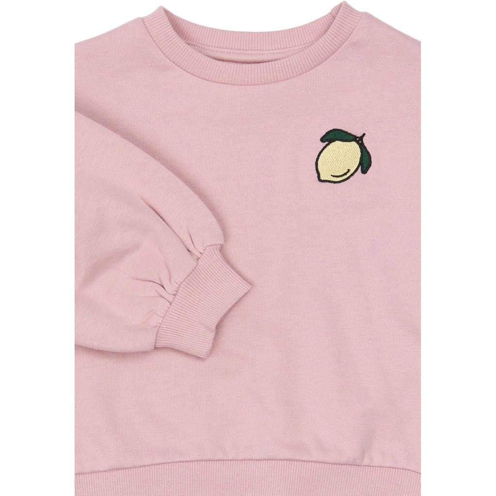 THE NEW SIBLINGS TNSTSapphire Oversize Sweatshirt Sweatshirt Silver Pink