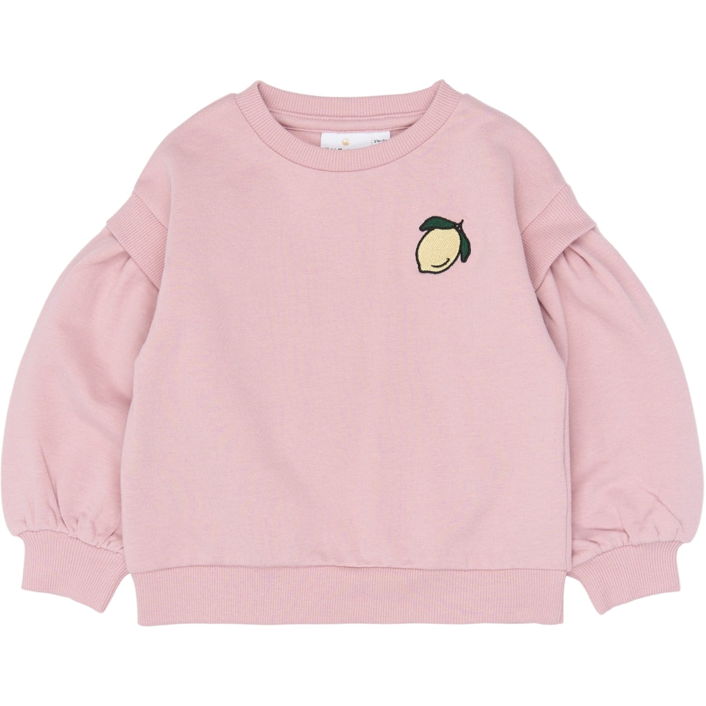 THE NEW SIBLINGS TNSTSapphire Oversize Sweatshirt Sweatshirt Silver Pink
